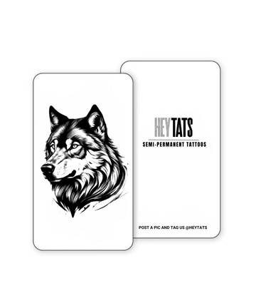 Wild Wolf - Semi Permanent Tattoos