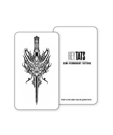 Dragonheart Blade - Semi Permanent Tattoos
