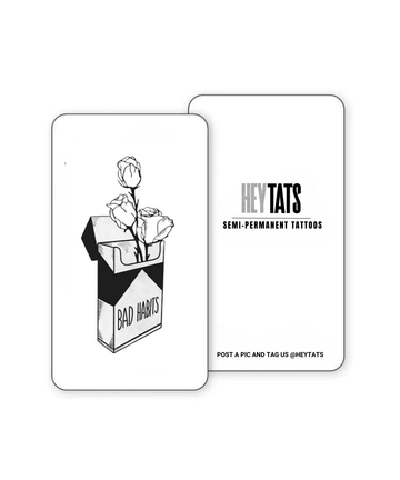 Bad Habits - Semi Permanent Tattoos