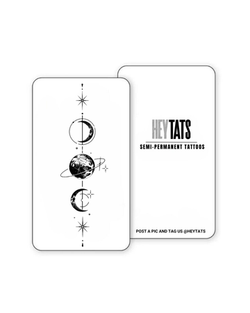 Star Moon - Semi Permanent Tattoos