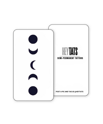 Moon Phases - Semi Permanent Tattoos