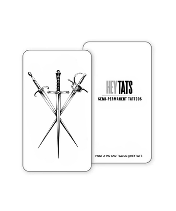 Sword Triad - Semi Permanent Tattoos