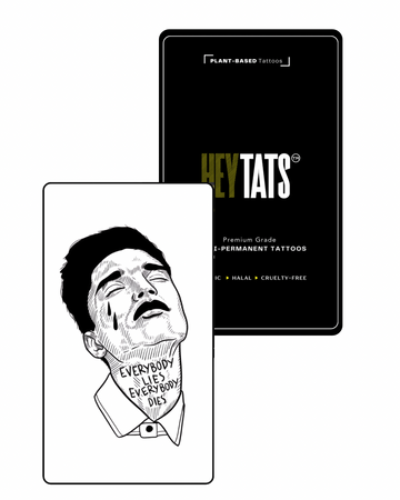 Lies & Goodbyes - Semi Permanent Tattoo