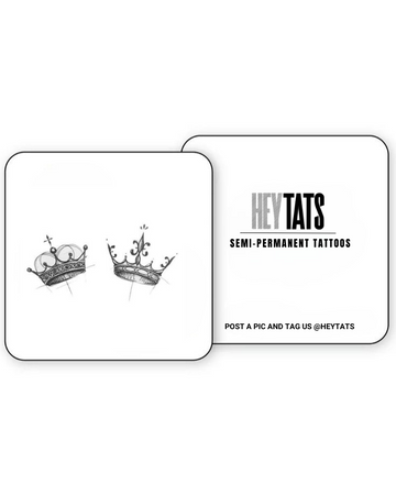 Royal Duo – Semi Permanent Tattoos (Set of 2)