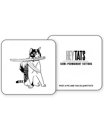 Katana Kitty – Semi Permanent Tattoo