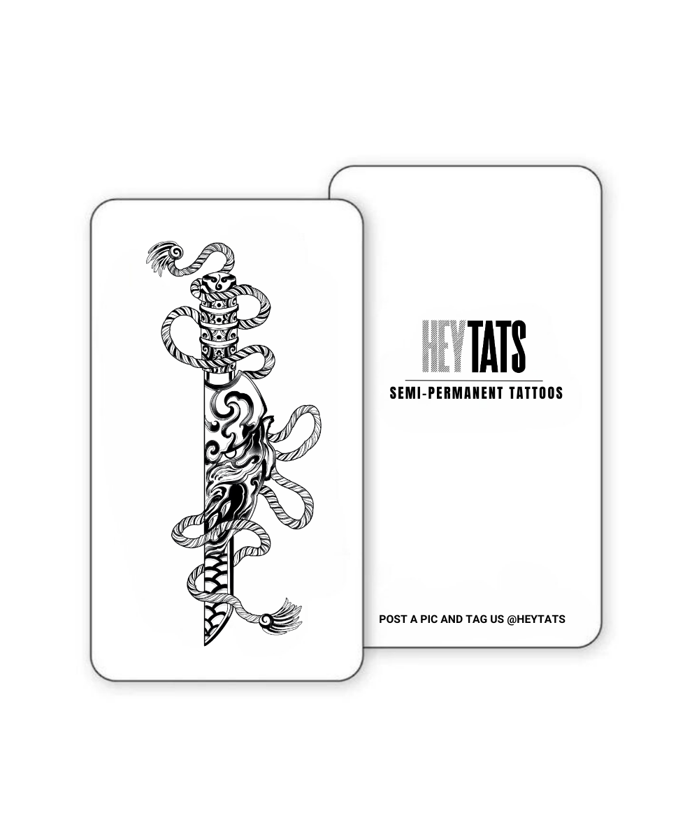 Hanaya Katana - Semi Permanent Tattoos