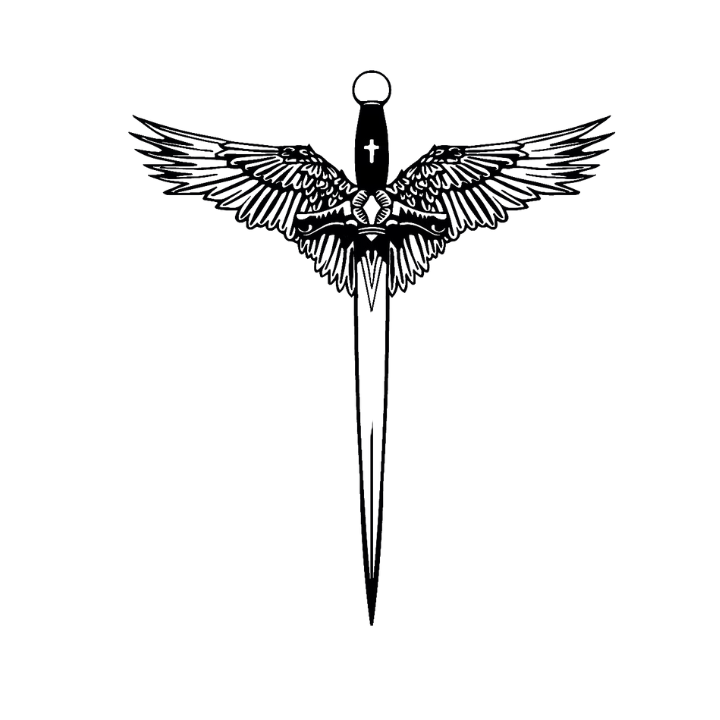 Sword of Faith - Semi Permanent Tattoos
