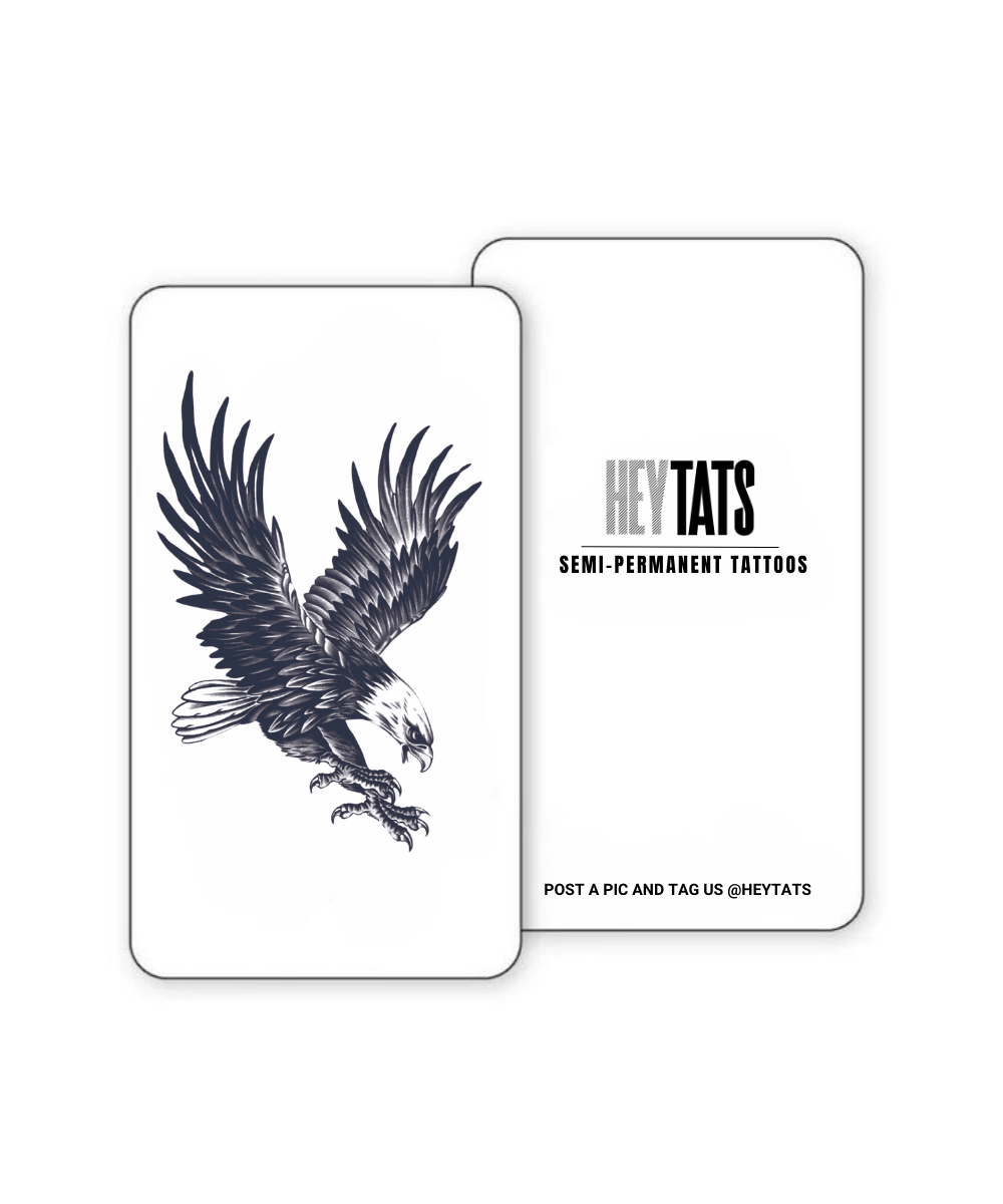 Evil Eagle - Semi Permanent Tattoos