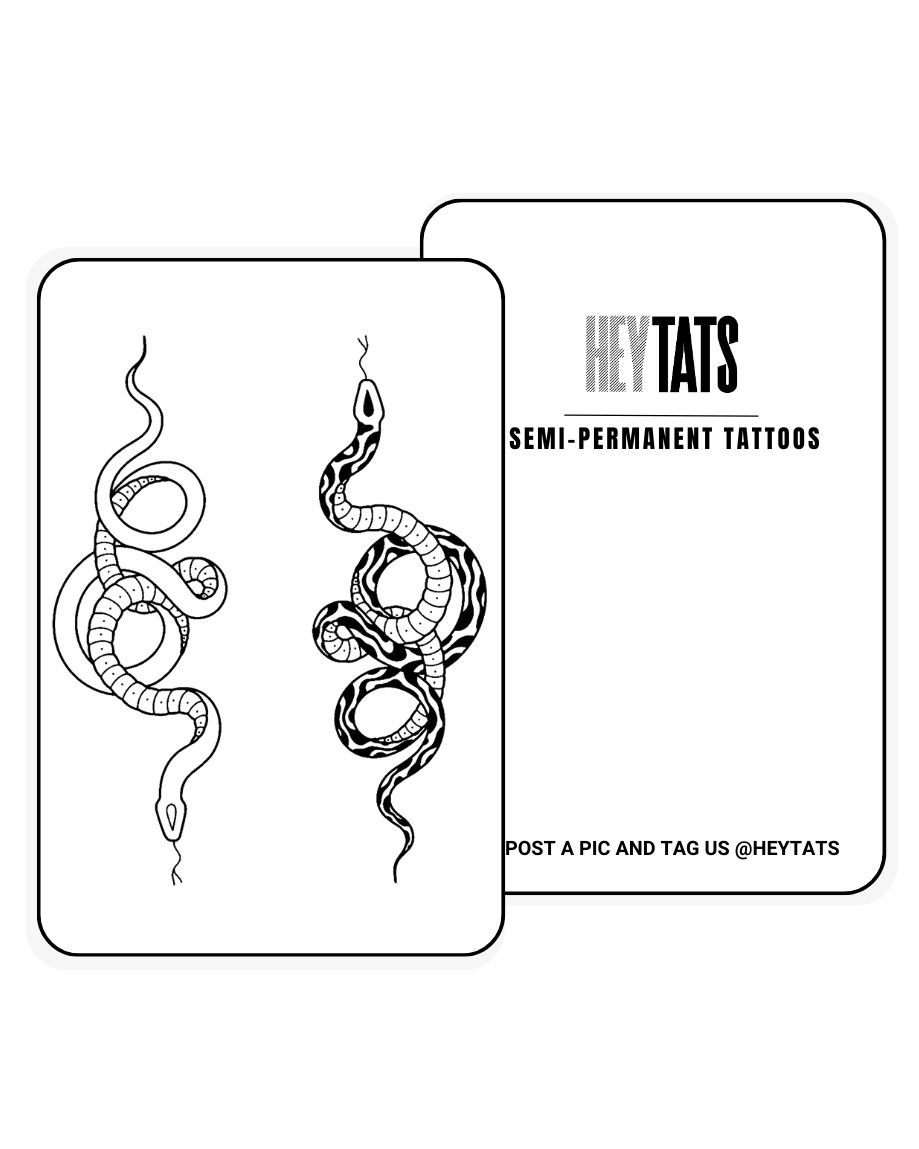 Opposing Mambas - Semi Permanent Tattoos 