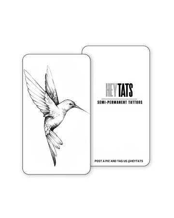 Humming Bird - Semi Permanent Tattoos