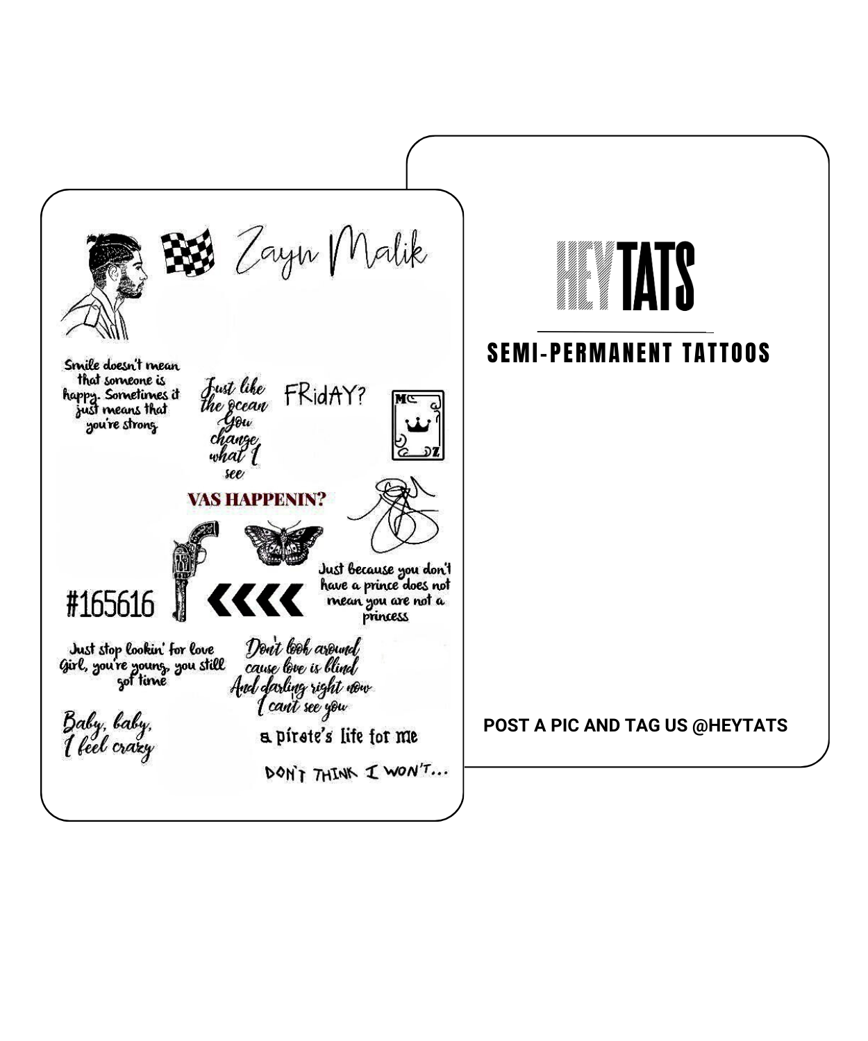 Inked Like Zayn – The Lyric Soul Pack