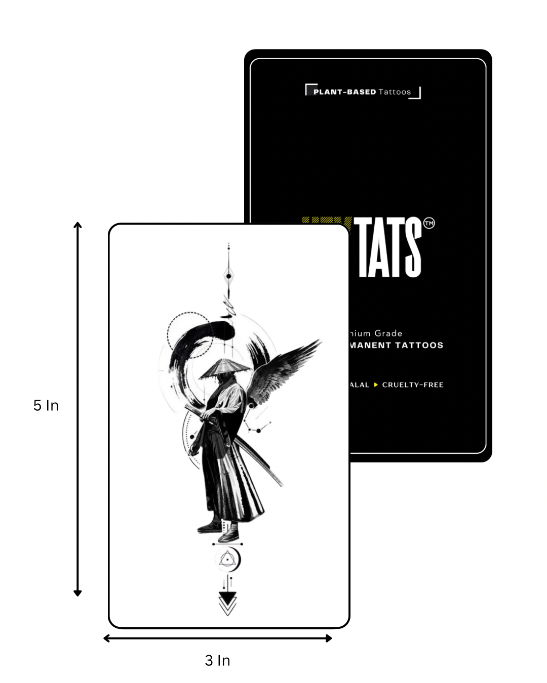 Fallen Crane – Semi-Permanent Tattoo