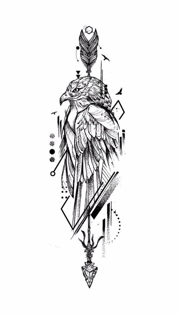 Bird of Prey - Semi Permanent Tattoo