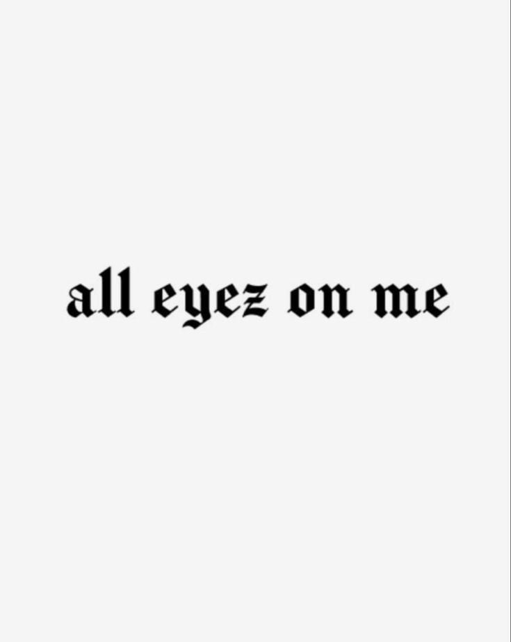 All Eyes On Me - Semi Permanent Tattoo