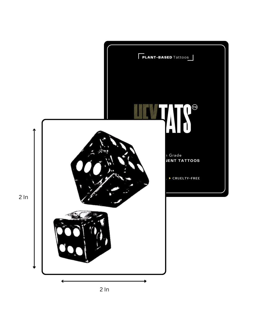 Dice Roll - Semi Permanent Tattoo