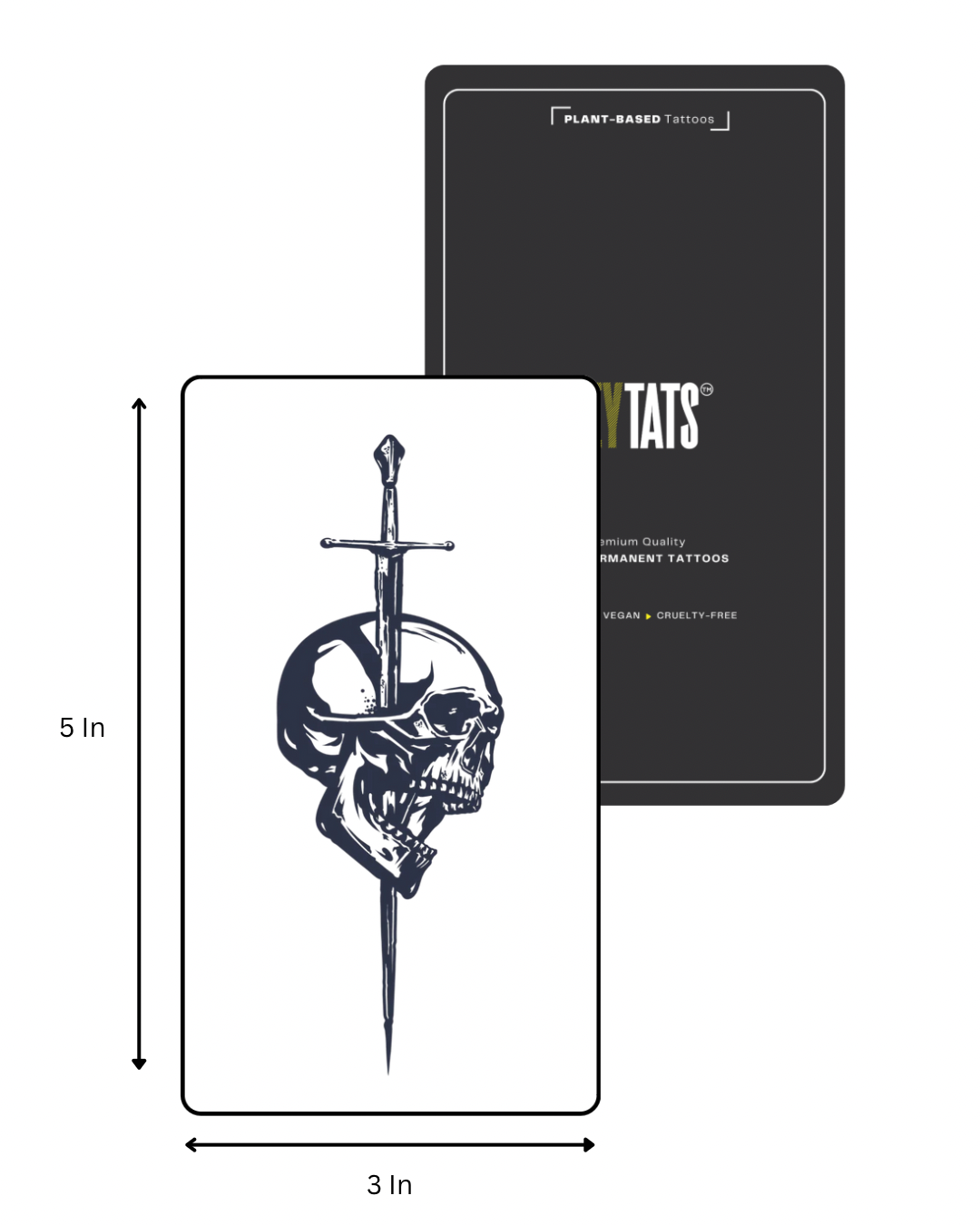 Skull Blade — Semi-Permanent Tattoo