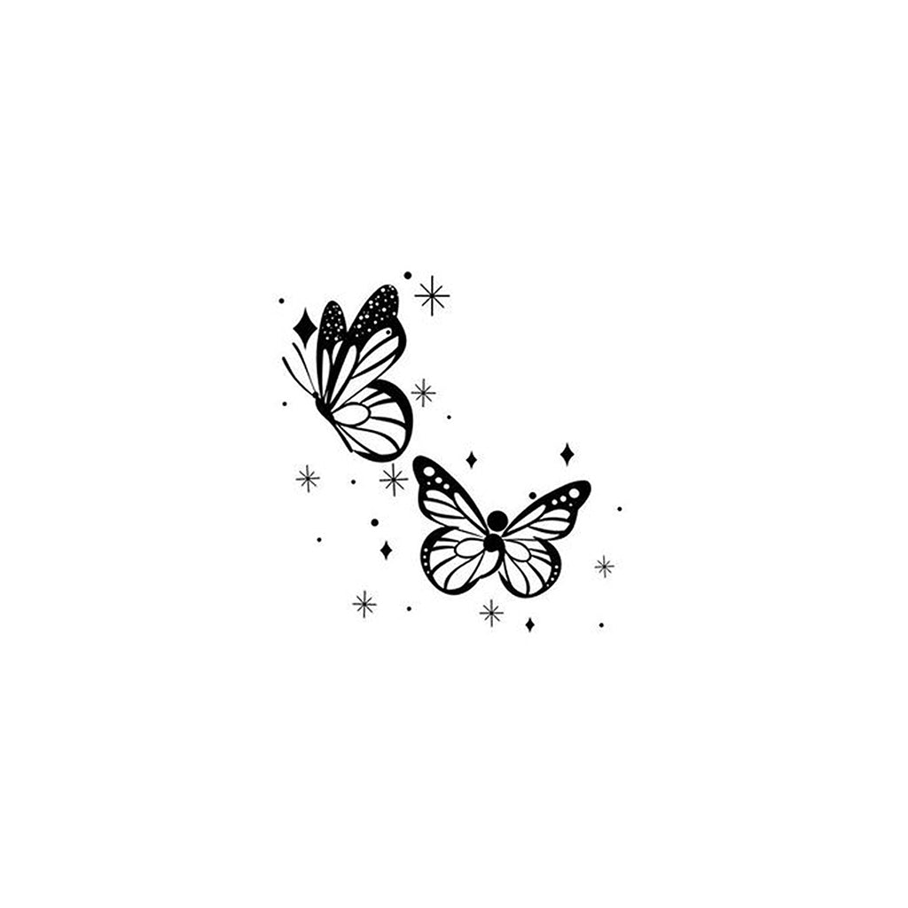 Dancing Butterfly – Semi Permanent Tattoo