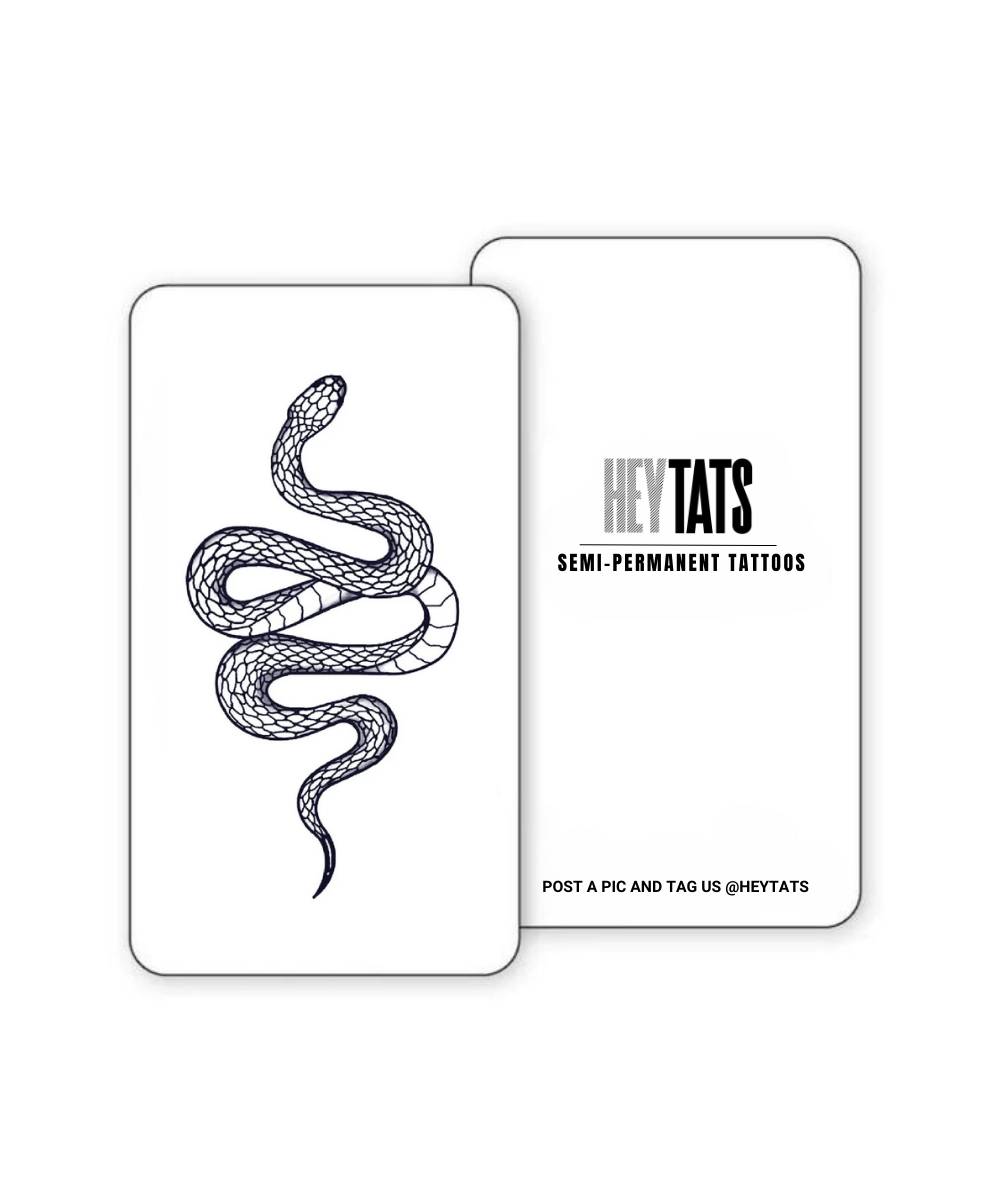 Elegant Snake  - Semi Permanent Tattoos