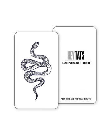 Elegant Snake  - Semi Permanent Tattoos