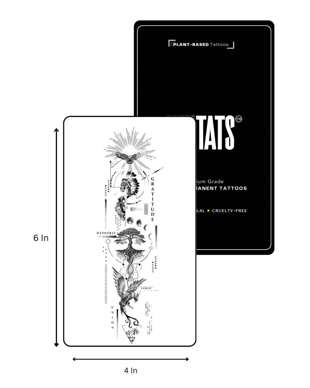 Divine Alignment — Semi-Permanent Tattoo