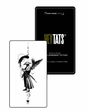 Fallen Crane – Semi-Permanent Tattoo