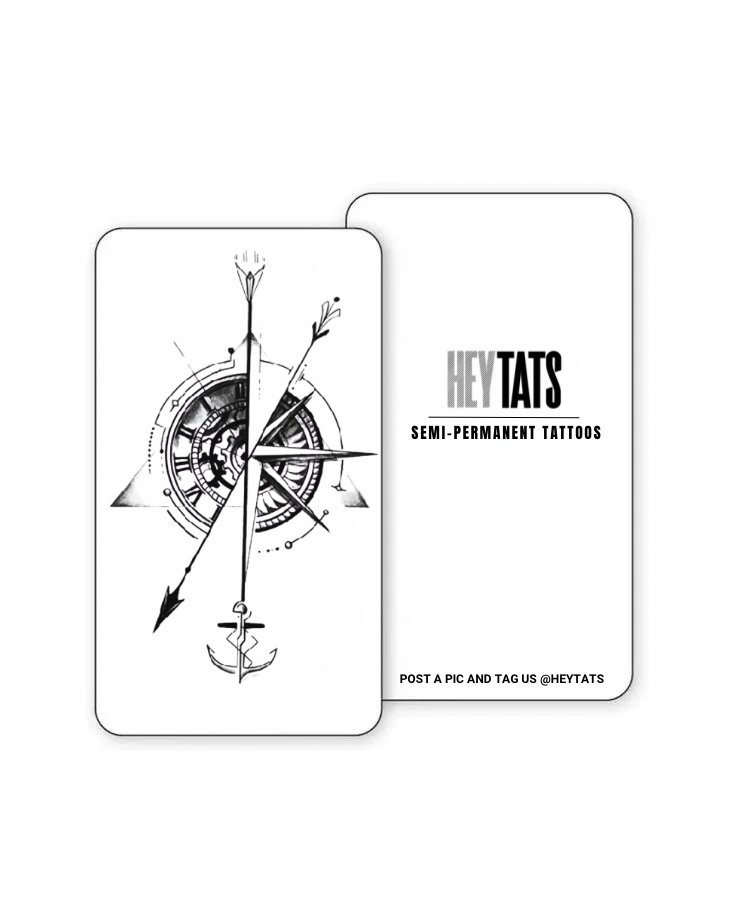 Traveler's Arrow - Semi Permanent Tattoos
