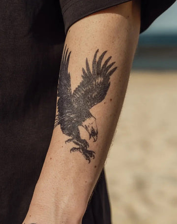 Evil Eagle - Semi Permanent Tattoos