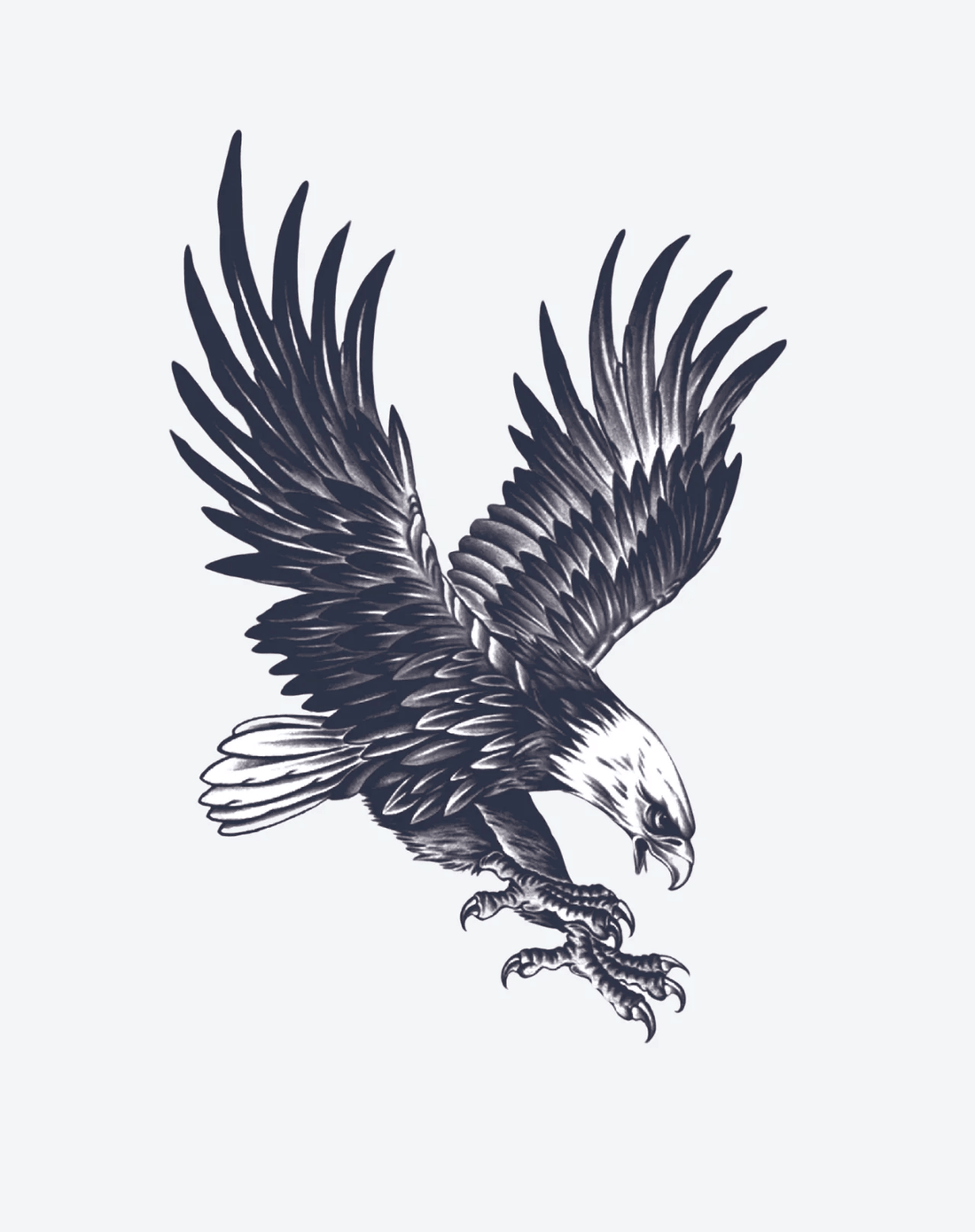 Evil Eagle - Semi Permanent Tattoos