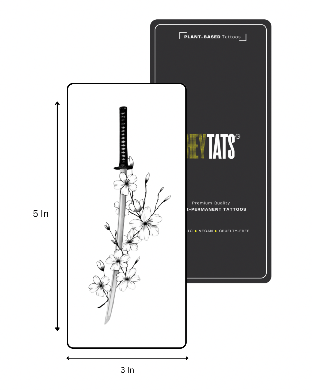 Blade Blossom — Semi-Permanent Tattoo