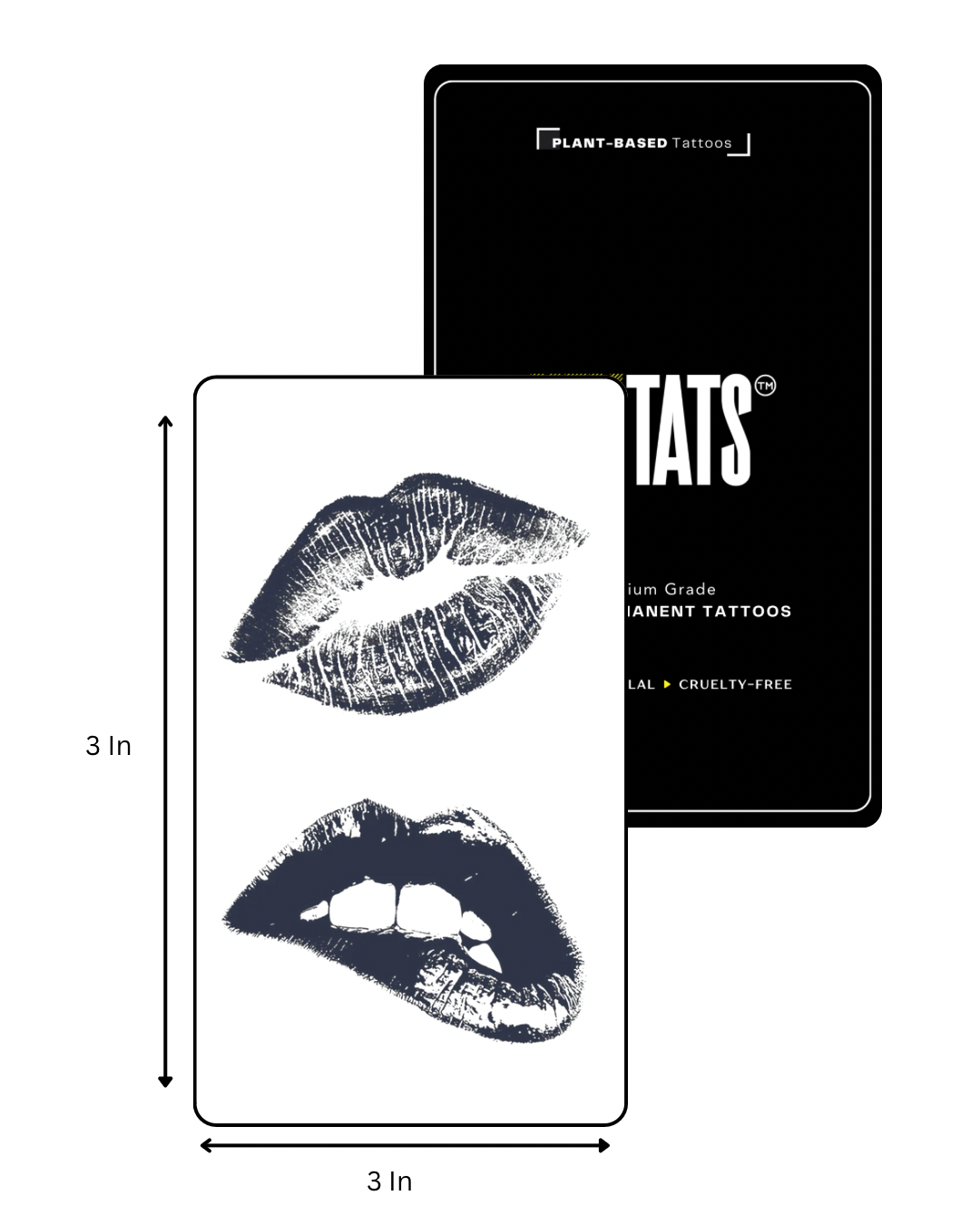 Kiss of Chaos - Semi Permanent Tattoo