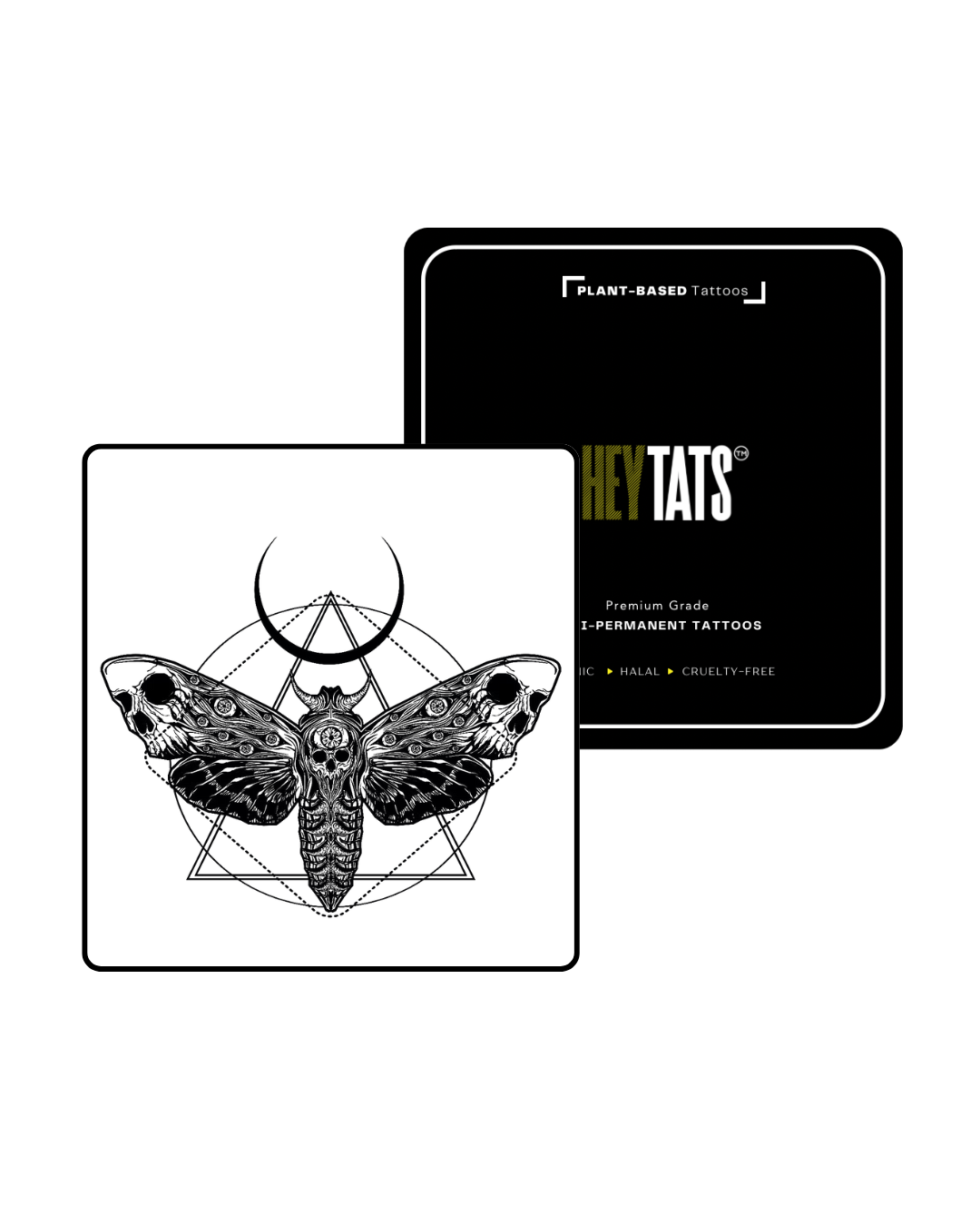 Deathmoth Sigil — Semi-Permanent Tattoo