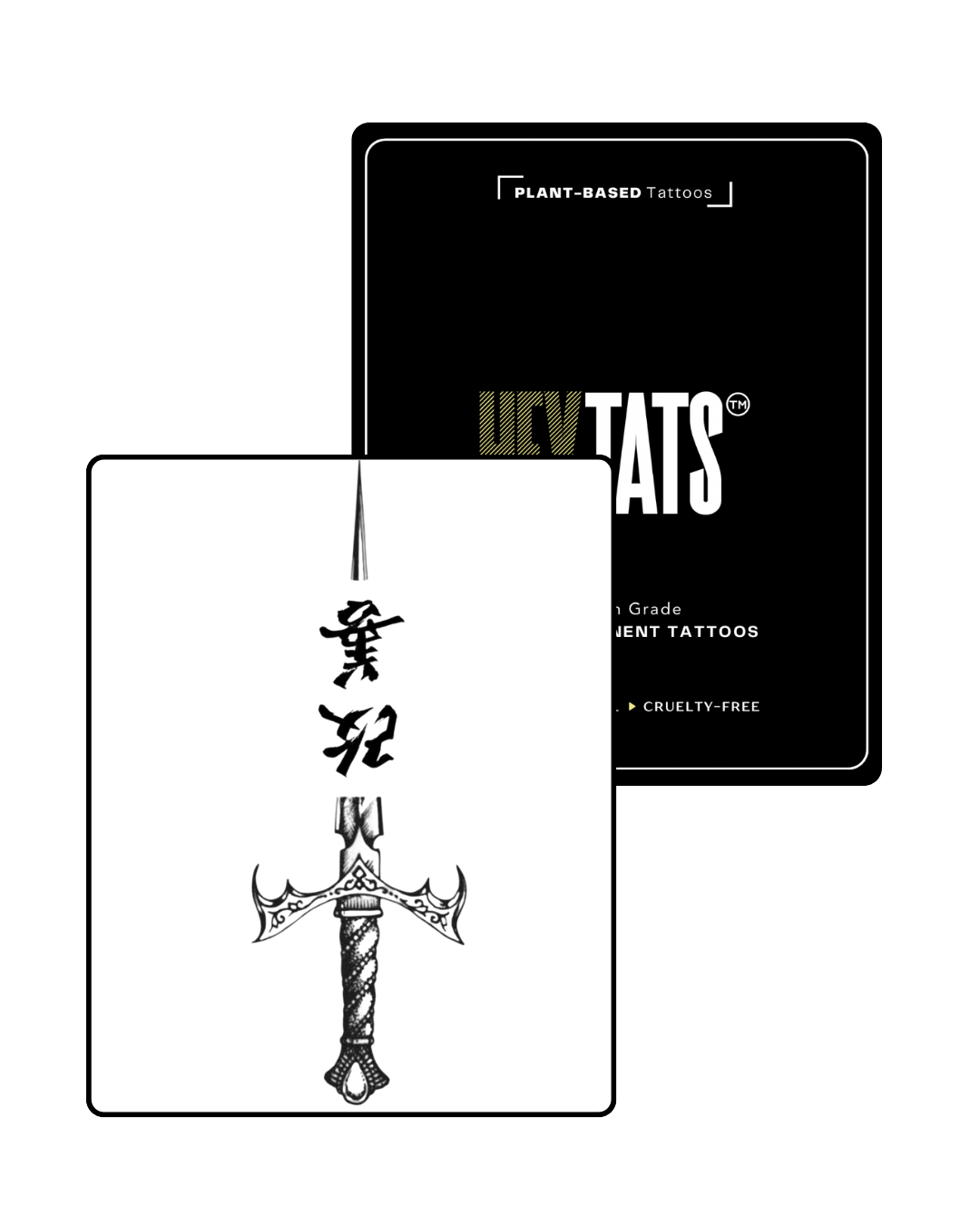 Samurai Spirit Katana — Semi-Permanent Tattoo