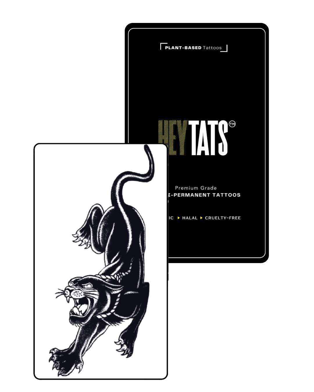 Panther: Rage Refined — Semi-Permanent Tattoo