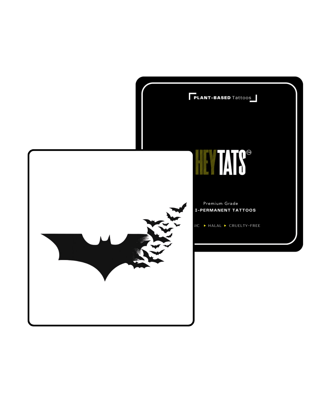 batman tattoo displayed on hand