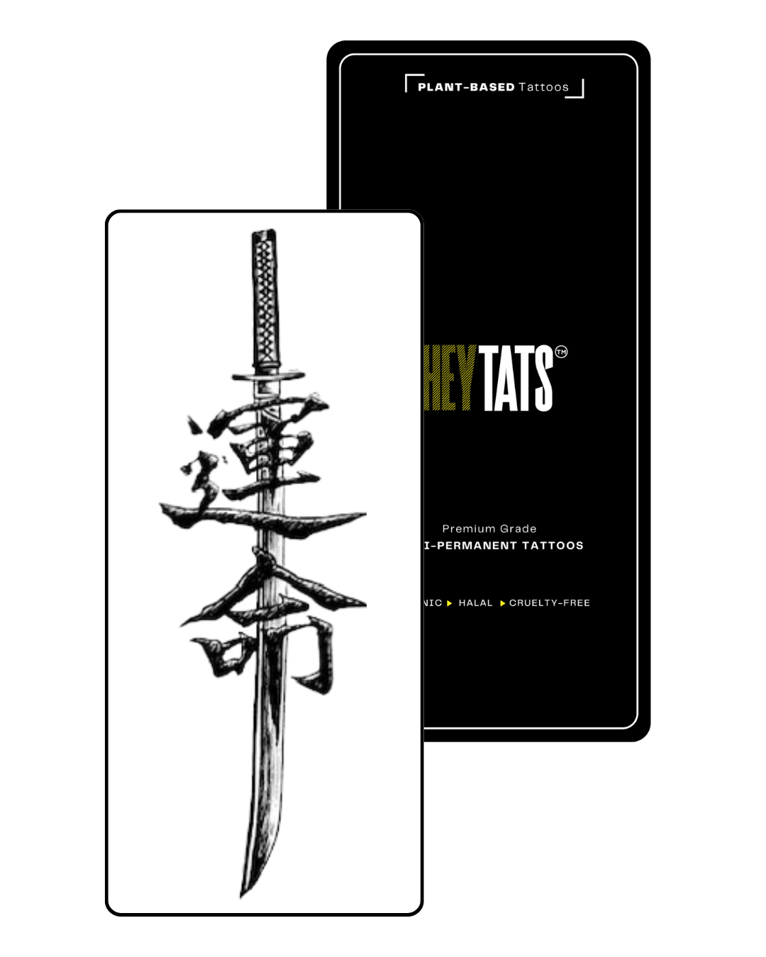 Samurai Sword: Katana Code — Semi-Permanent Tattoo
