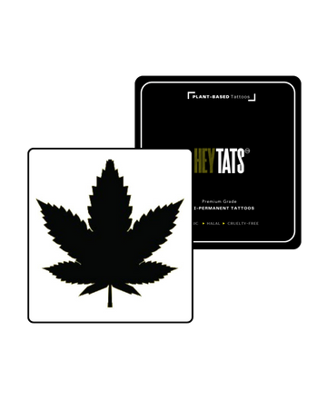 Weed Leaf — Semi-Permanent Tattoo