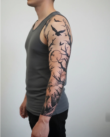 Forest of Lost Things — Semi-Permanent Tattoo