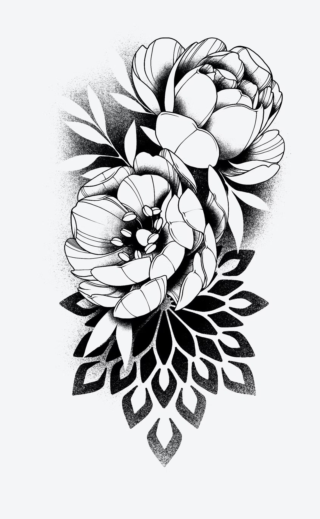 Harmonized Peace  - Semi Permanent Tattoos