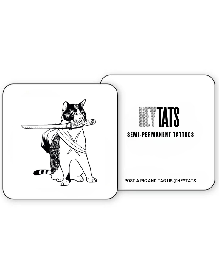 Katana Kitty – Semi Permanent Tattoo