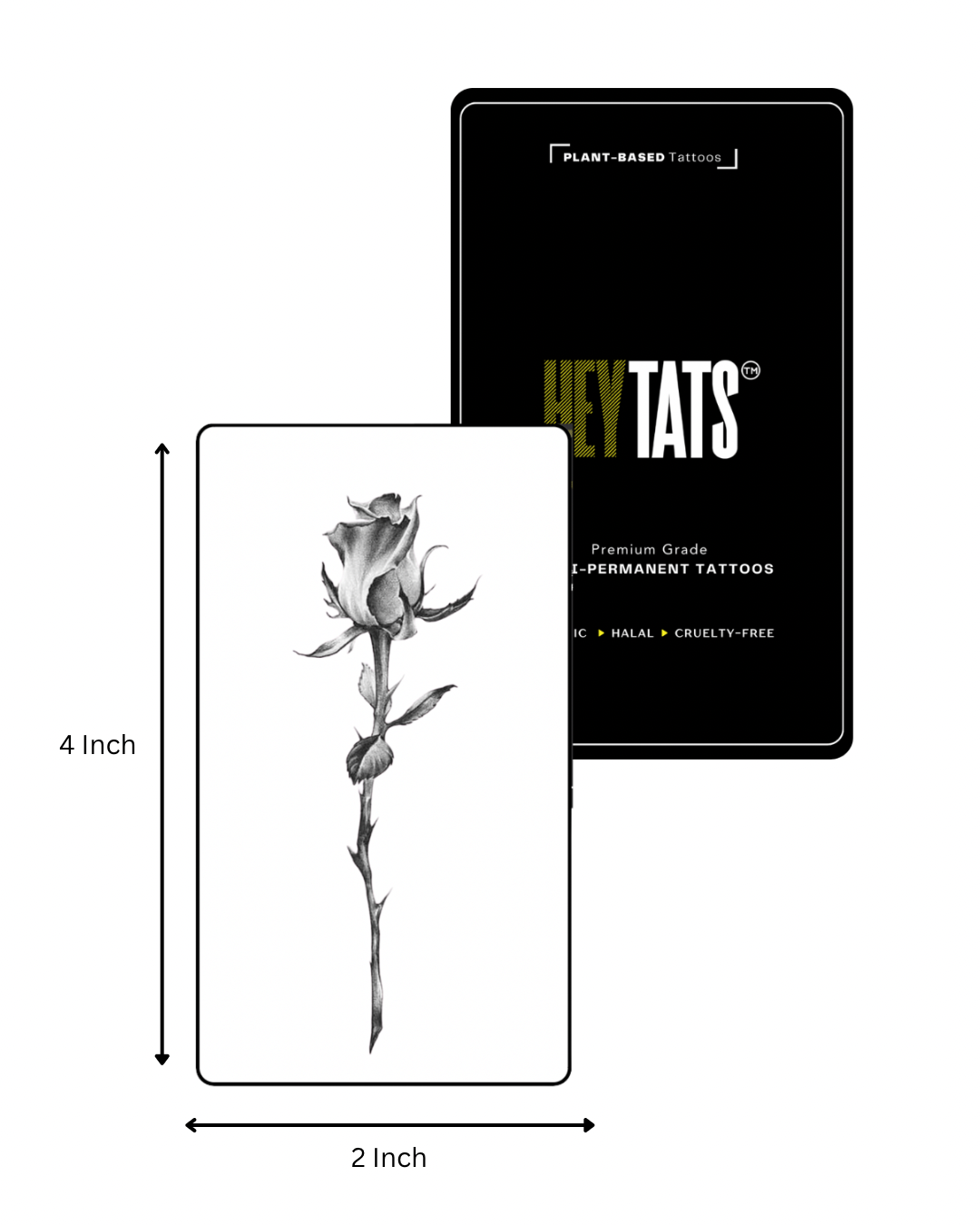 Rose: Thorned Beauty — Semi-Permanent Tattoo
