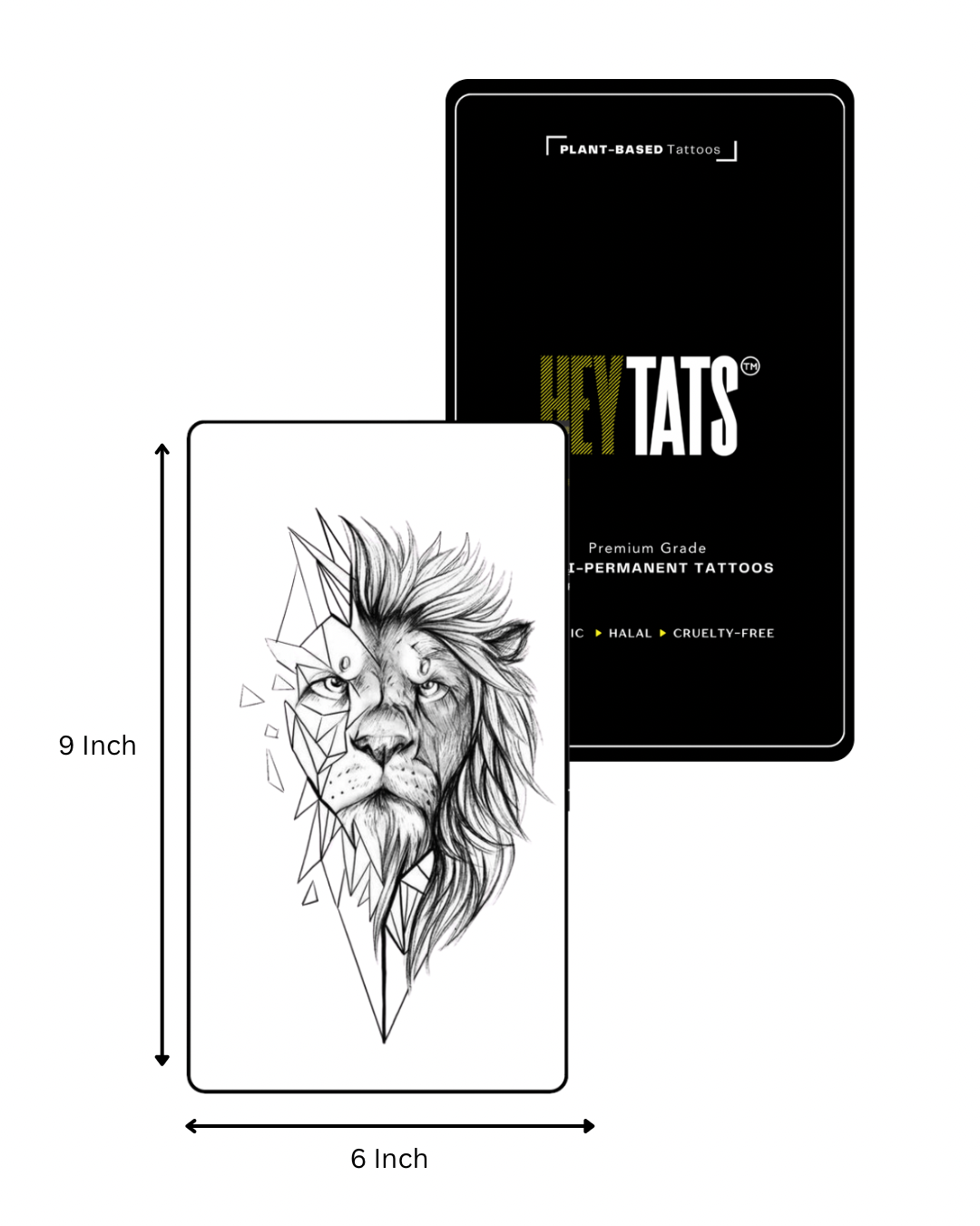 Fractured King — Semi-Permanent Tattoo