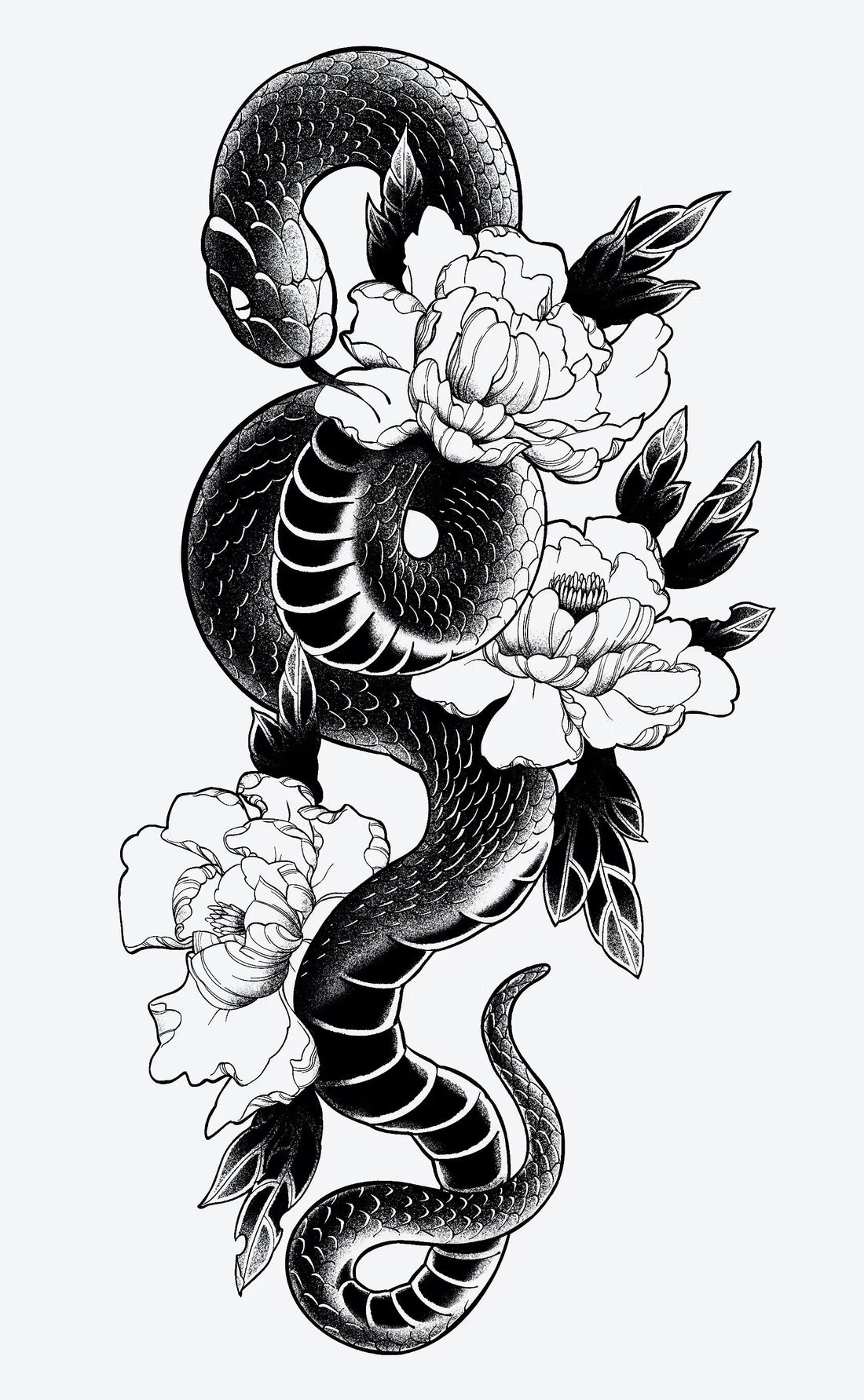 Shimering Scales - Semi Permanent Tattoo