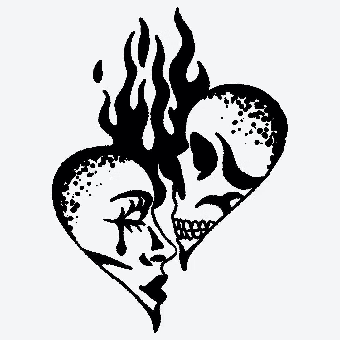 Dark Love - Semi Permanent Tattoo