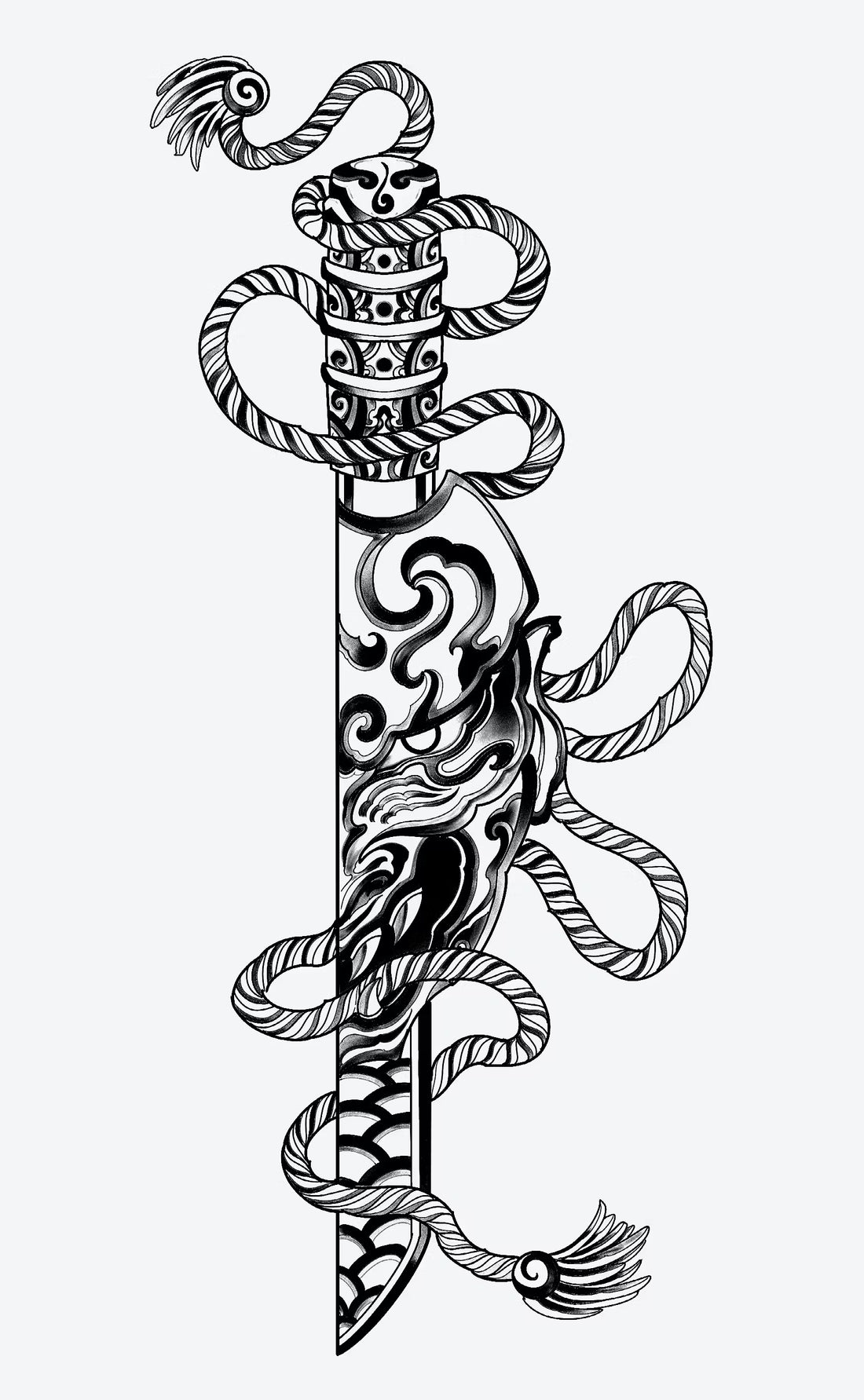 Hanaya Katana - Semi Permanent Tattoos
