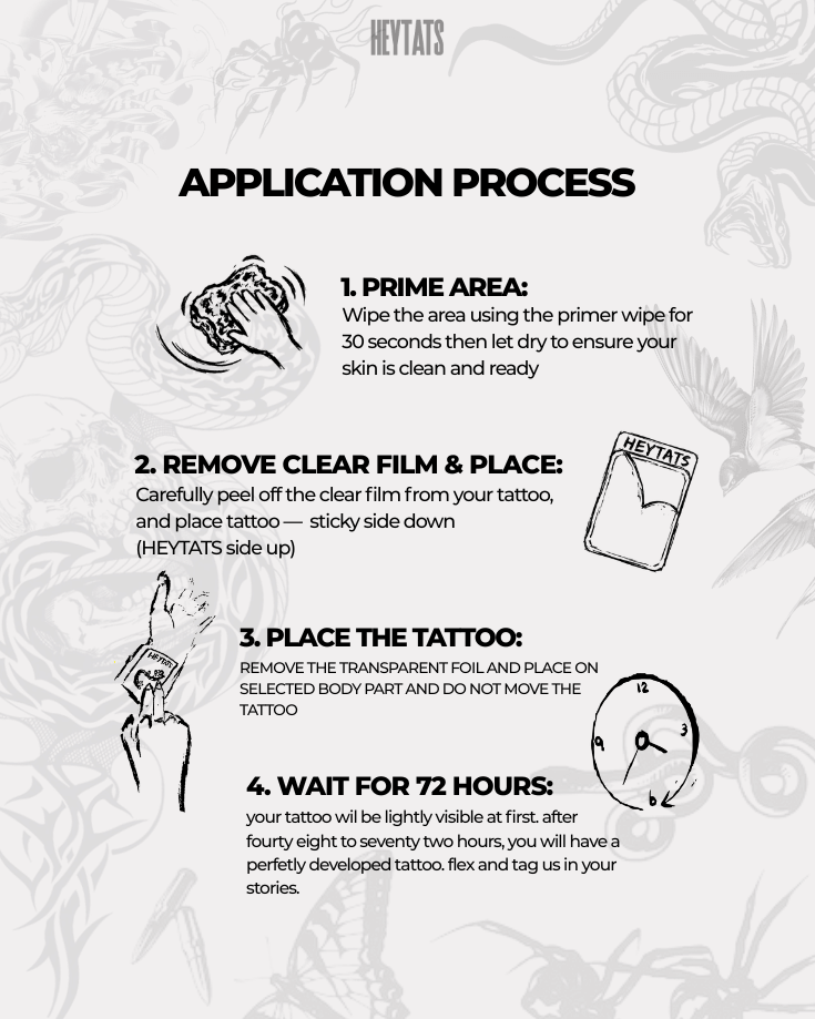 Angel Wings - Semi Permanent Tattoos