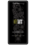 HeyTats Hypnotic Meditation tattoo sheet back cover with instructions and product details