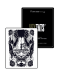 HeyTats Japanese Oni half sleeve semi permanent tattoo design on white background