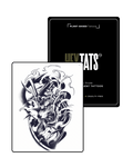 HeyTats Japanese Tiger half sleeve semi permanent tattoo design on white background
